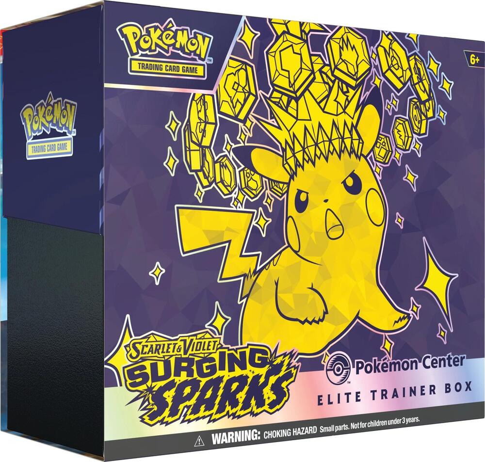 Surging Sparks Pokémon Center Elite Trainer Box (Exclusive)